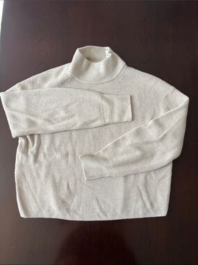 Lululemon wool Cozy Neutral Turtleneck Sweater
